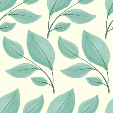 Floral Seamless Pattern Stock Illustration