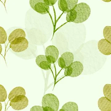Floral Seamless Pattern Stock Illustration