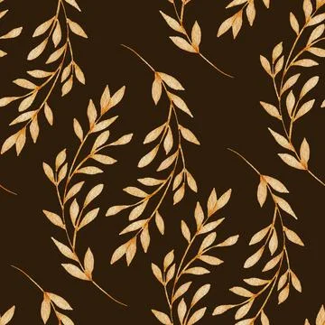 Floral Seamless Pattern Stock Illustration