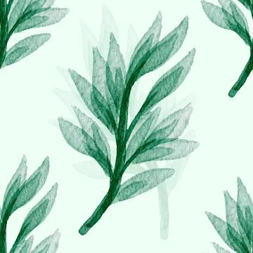 Floral Seamless Pattern Stock Illustration