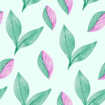 Floral Seamless Pattern Stock Illustration