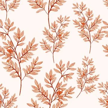 Floral Seamless Pattern Stock Illustration