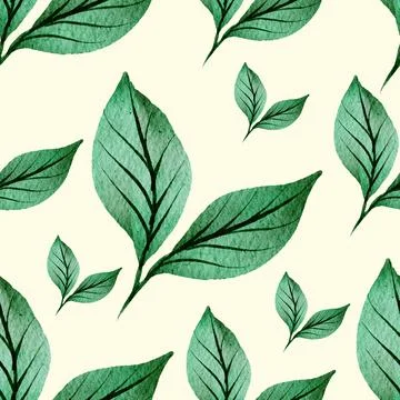 Floral Seamless Pattern Stock Illustration