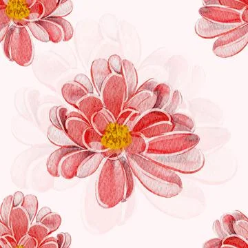 Floral Seamless Pattern Stock Illustration