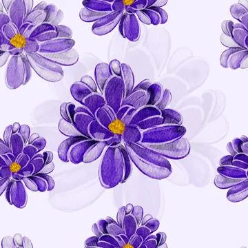 Floral Seamless Pattern Stock Illustration