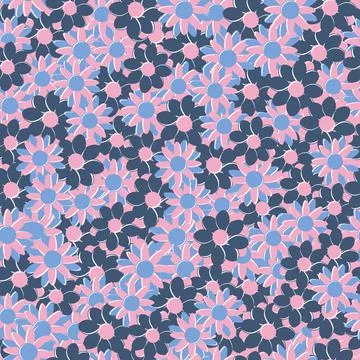 Floral seamless pattern. Stock Illustration