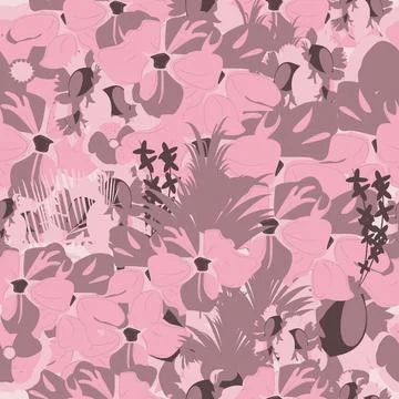 Floral seamless pattern. Stock Illustration