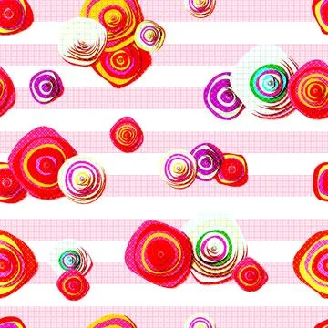 Floral seamless pattern Stock Illustration