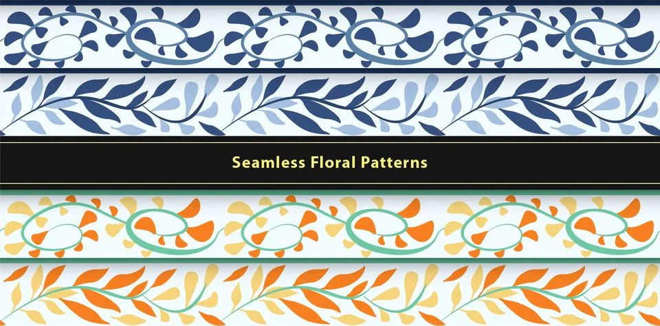 Floral Seamless Pattern	 Stock Illustration