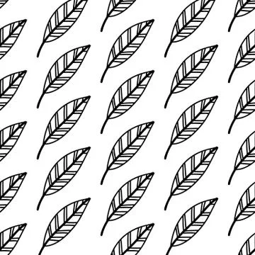Floral seamless pattern. Isolated on white background. Vector stock illustrat Stock Illustration
