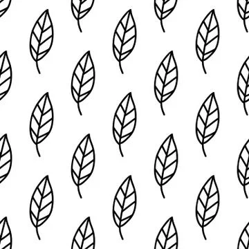 Floral seamless pattern. Isolated on white background. Vector stock illustrat Illustrazione stock