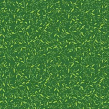 Floral seamless pattern with leaves. Vector illustration Stock Illustration