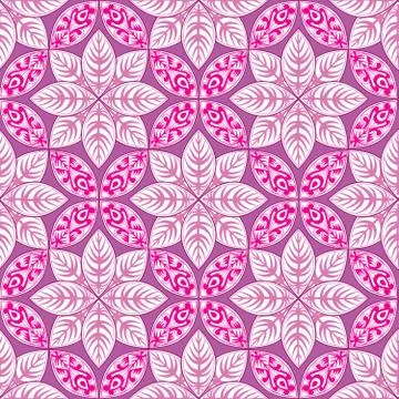 Floral seamless pattern. Linear ornament. Abstract background Stockillustratie