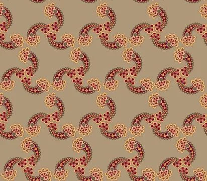 Floral seamless pattern. Oriental texture. Flower ornament Stock Illustration