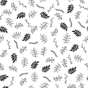 Floral seamless pattern. Plant texture for fabric, wrapping, wallpaper and paper 스톡 일러스트