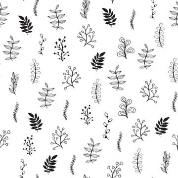 Floral seamless pattern. Plant texture for fabric, wrapping, wallpaper and paper 스톡 일러스트