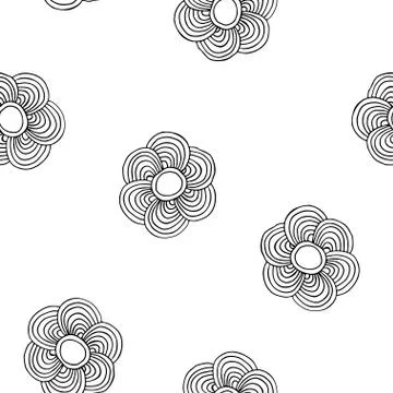 Floral seamless pattern. Plant texture for fabric, wrapping, wallpaper and pa Stock Illustration