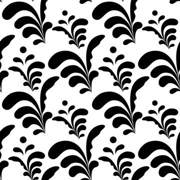 Floral seamless pattern. Plant texture for fabric, wrapping, wallpaper and p Stock Illustration