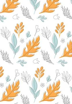 Floral seamless pattern. Repeating design element for printing on fabric. Retro イラスト素材