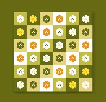 Floral seamless pattern. Repeating design element for printing on fabric Stock Illustration