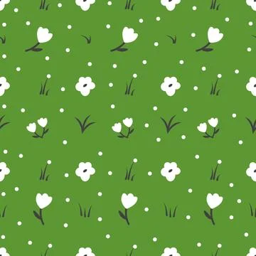 Floral seamless pattern with small flowers. Pretty for fabric, textile, wal.. Illustrazione stock