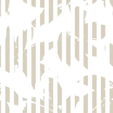 Floral Seamless Pattern with striped textures Illustrazione stock