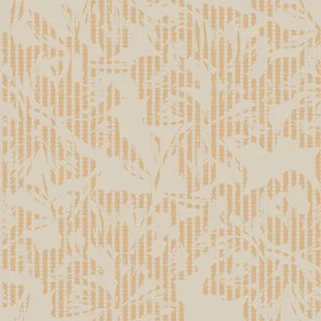 Floral Seamless Pattern with striped textures Illustrazione stock