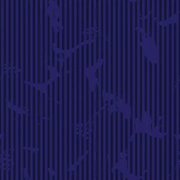 Floral Seamless Pattern with striped textures Illustrazione stock