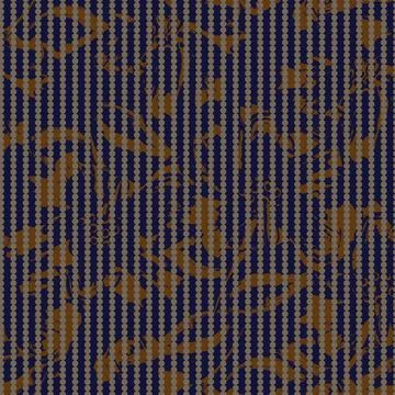 Floral Seamless Pattern with striped textures Illustrazione stock