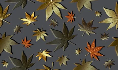 Floral seamless pattern. summer exotic jungle plant tropical palm leaves. nature Stock Illustration