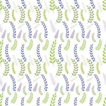 Floral seamless pattern for textile, wallpapers, wrapping, paper. Soft nature Illustrazione stock