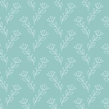 Floral seamless pattern for textures, textiles and simple backgrounds Stock Illustration