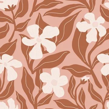 Floral seamless pattern. Vector design for paper, cover, fabric interior decor Stock Illustration
