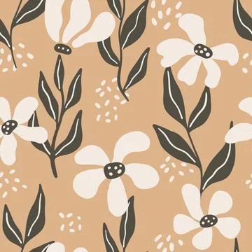 Floral seamless pattern. Vector design for paper, cover, fabric interior decor Illustrazione stock