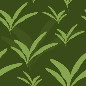 Floral Seamless Pattern Vector Stock Illustration