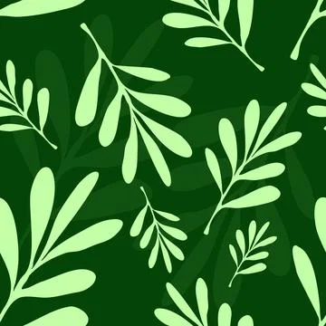 Floral Seamless Pattern Vector Illustrazione stock