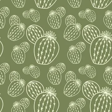 Floral Seamless Pattern Vector Stock Illustration