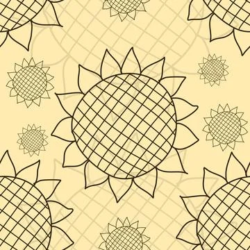Floral Seamless Pattern Vector Stock Illustration