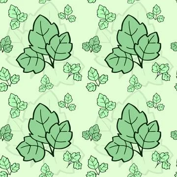 Floral Seamless Pattern Vector Illustrazione stock