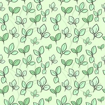 Floral Seamless Pattern Vector Stock Illustration