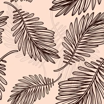 Floral Seamless Pattern Vector Stock Illustration