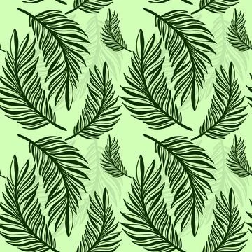 Floral Seamless Pattern Vector Stock Illustration