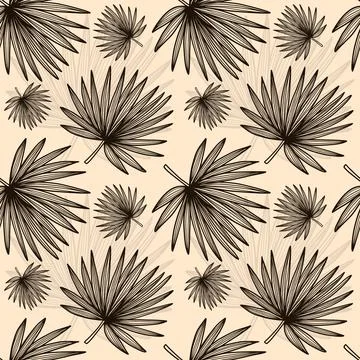 Floral Seamless Pattern Vector Stock Illustration