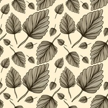 Floral Seamless Pattern Vector Stock Illustration