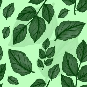 Floral Seamless Pattern Vector Illustrazione stock