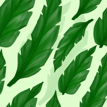 Floral Seamless Pattern Vector Stock Illustration