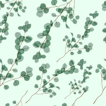 Floral Seamless Pattern Vector Stock Illustration