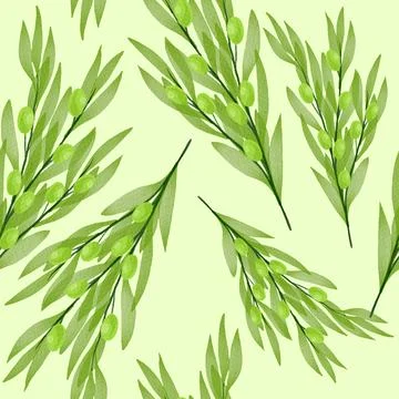 Floral Seamless Pattern Vector Stock Illustration