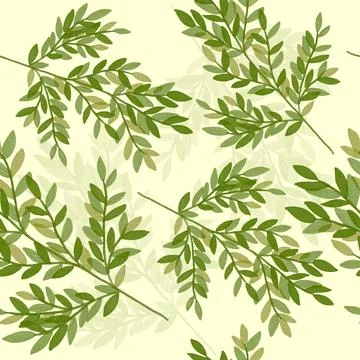 Floral Seamless Pattern Vector Stock Illustration