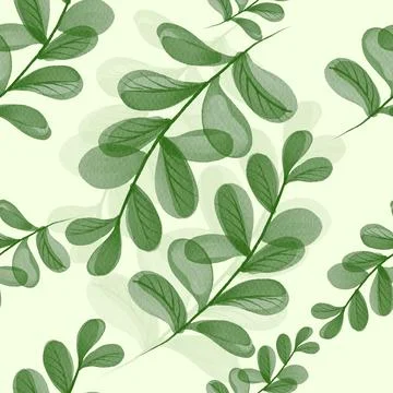 Floral Seamless Pattern Vector Stock Illustration